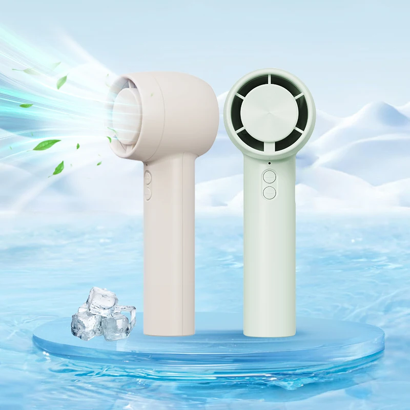 IMYCOO Newly Rechargeable Wireless Cold High Speed Handheld Fan Battery Operated Portable USB Personal Outdoor Mini Handheld Fan