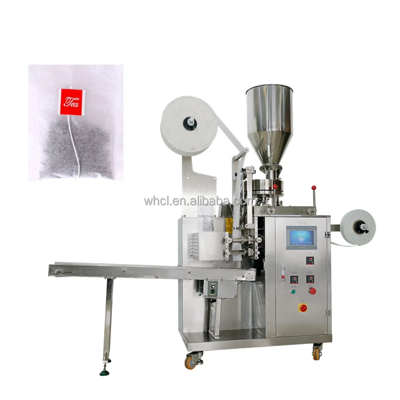 Automatic Multiple Function Coffee Dip Inner Tea Bag Filter Paper with Thread Label Weighing Packing Machine Price