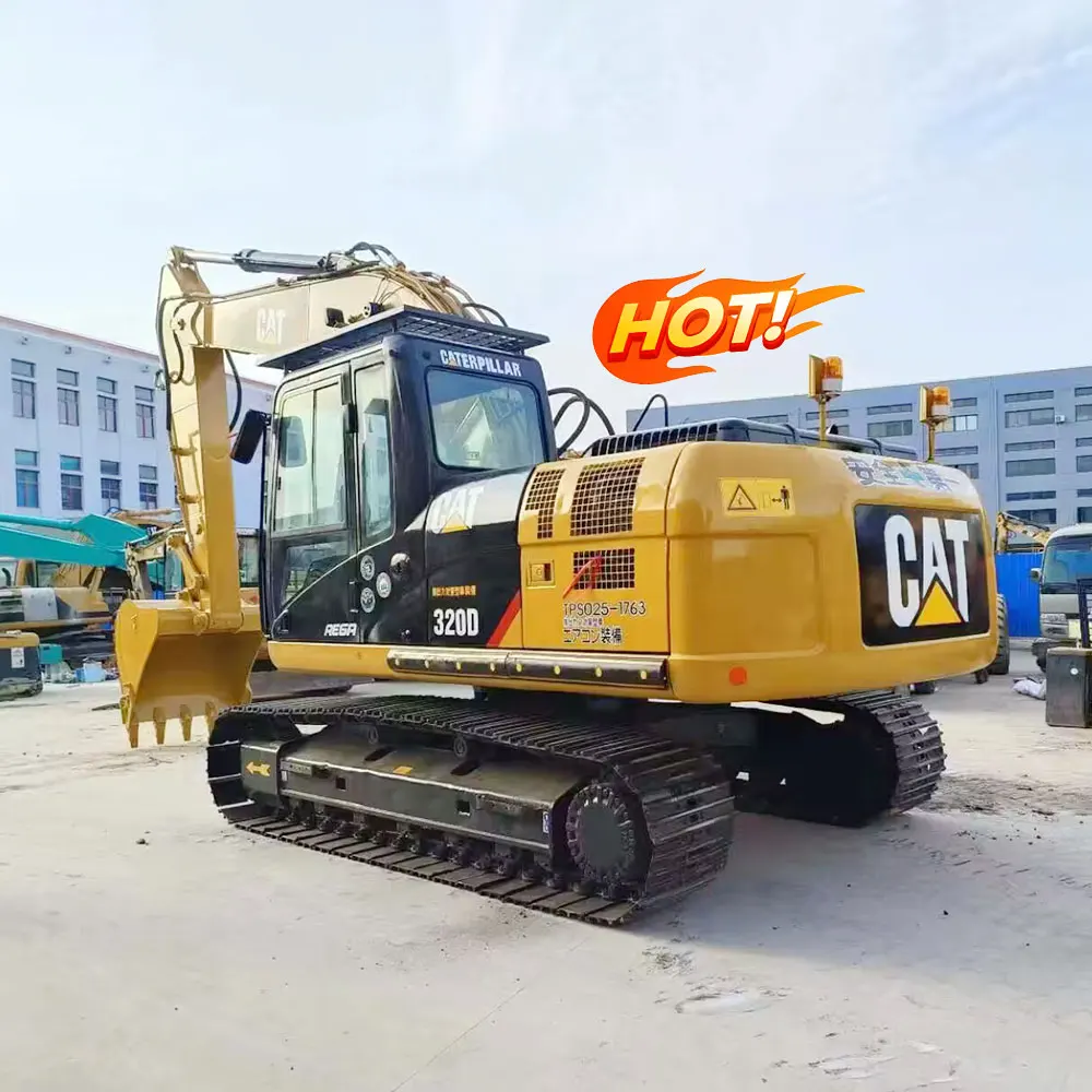 20t Caterpillar 320D 325D Crawler Medium Excavator digger machine Cat 320d Hydraulic Excavator