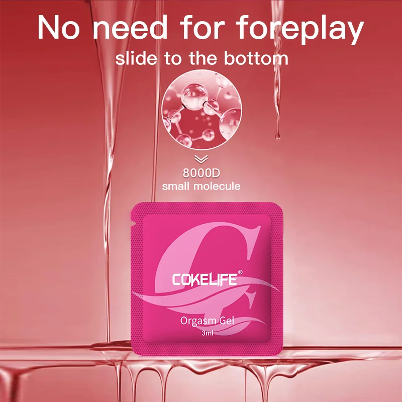 Cokelife 3ML Women Ascending Orgasm Fluid Sexual Drop Exciter Climax Libido Enhancer for Women Climax Liquid Orgasm Enhance