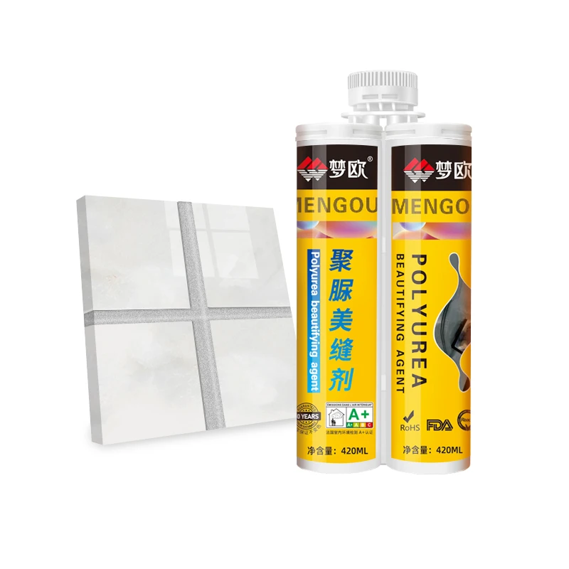 No yellowing Waterproof Polyaspartic Polyurea tile grout Tile Sealer Coating, used in bathroom, kitchen and outdoor roof