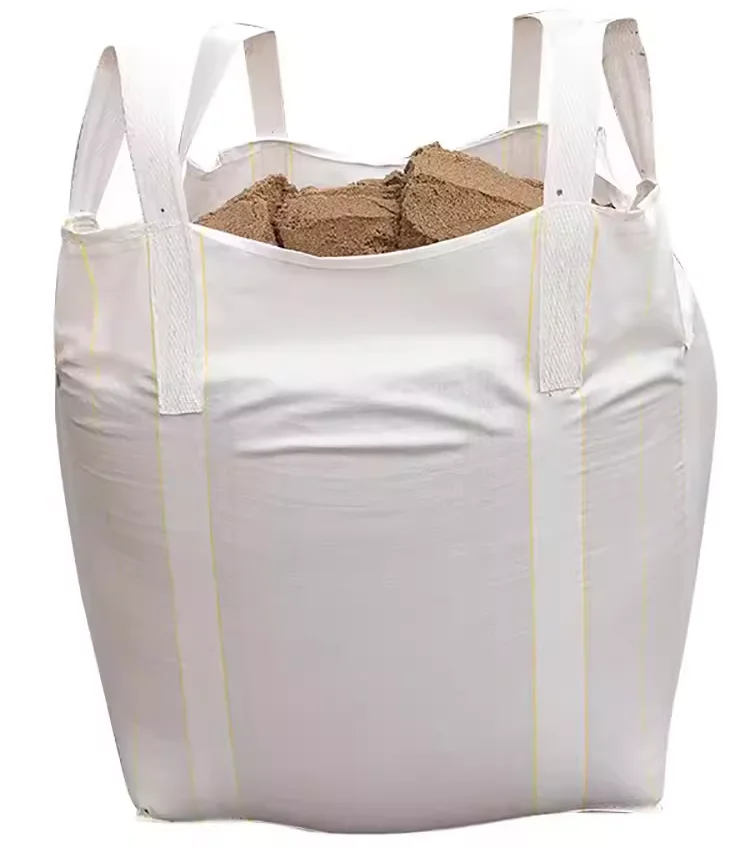 Large capacity ton bags 1000kg 1.5 ton 2 ton uv resistant jumbo bag strength eco plastic bulk bags