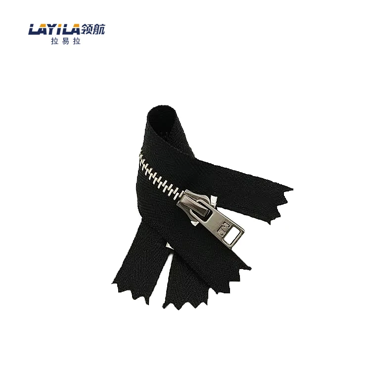 Top Selling High Quality Black Teeth Metal Zipper