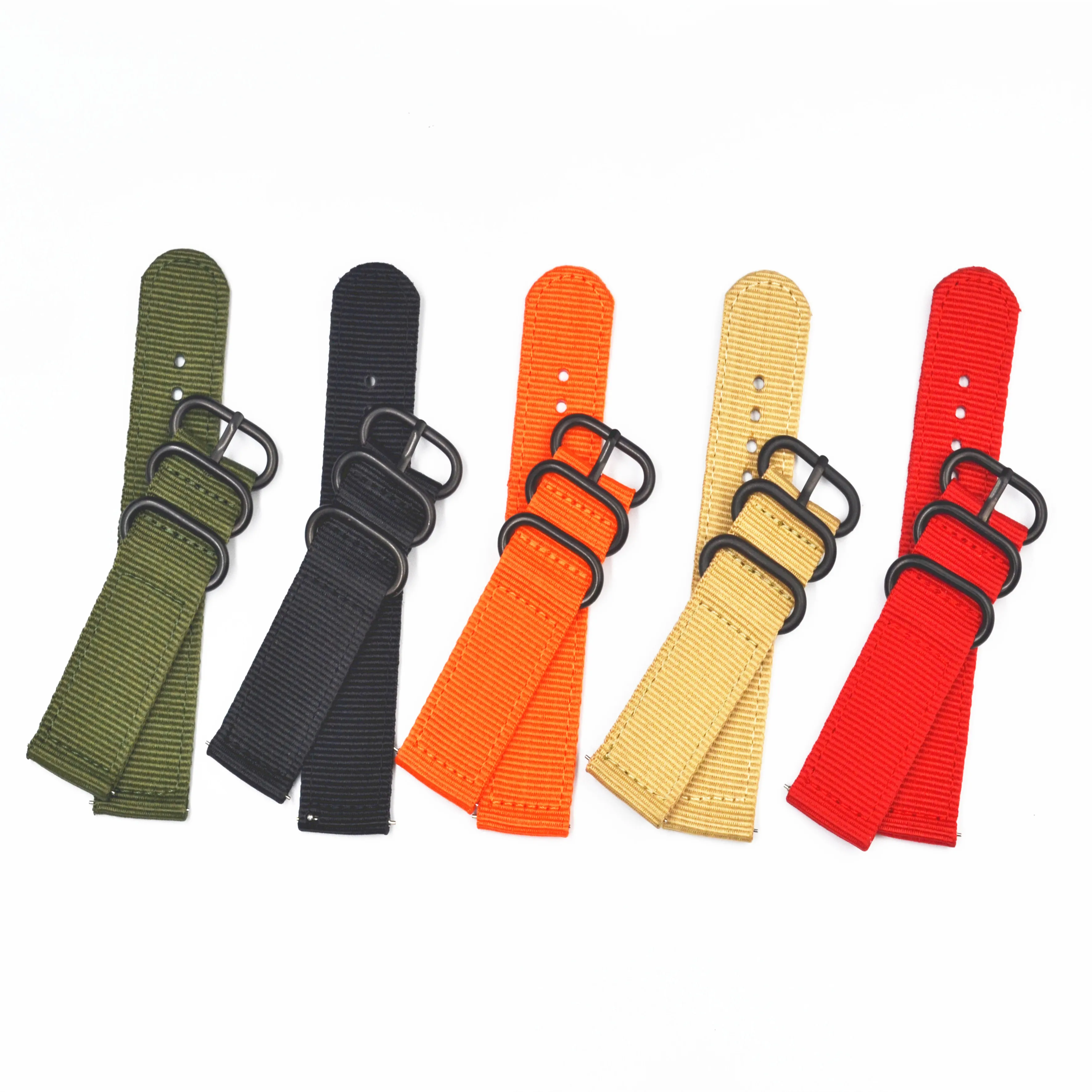 Quick release New fashion men women interchangeable nylon strap cuff smart watch bracelet for 18 20 22 24 mm watch band