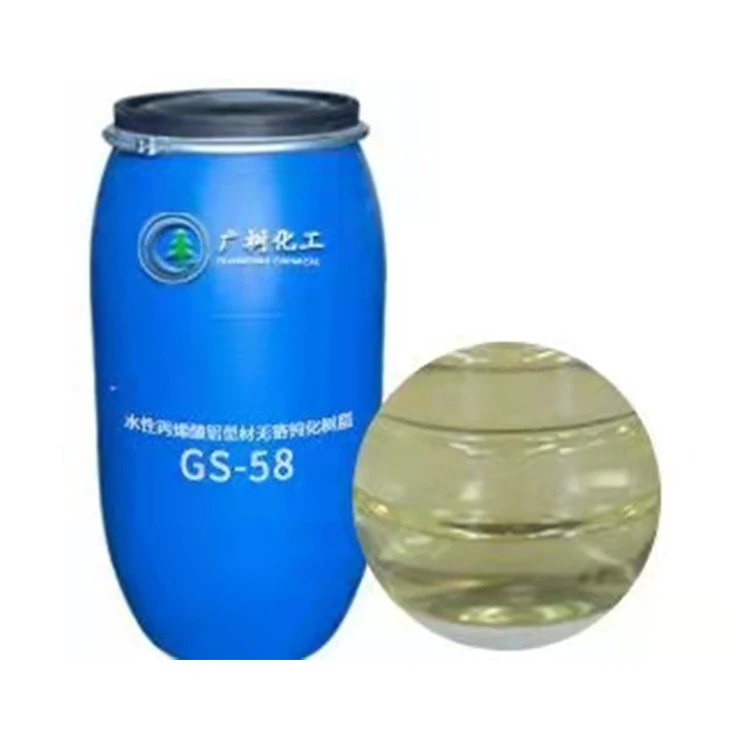 Best Quality Water based liquid acrylic resin for aqueous chrome-free passivation vitrified  GS-58