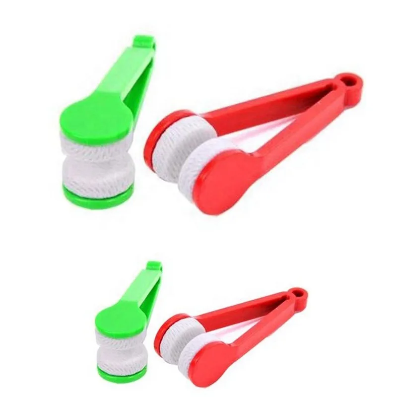 Multi Colors Glasses Cleaning Kit Wipe Glass Mini Sun Glasses Eyeglass Microfiber Spectacles Cleaner Soft Brush Cleaning Tool