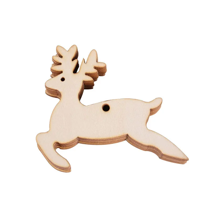 Factory direct sale  laser cut  2D 3D ornament wooden Christmas  Decoration