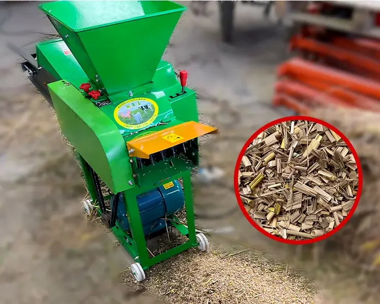 Newest Agriculture Crushing Kneading Straw Provided Poultry Farm Silage Food Large Capacity Electric Animal Feed Chaff Cutter