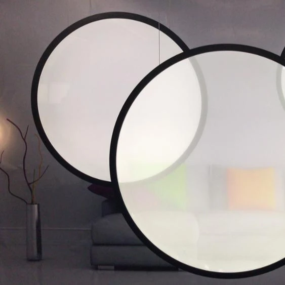 800mm 1000mm 1200mm office lamp recessed suspended round led slim ceiling panel light 600mm