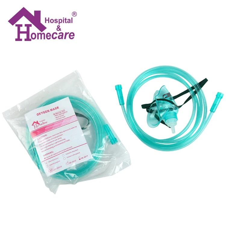 CE certification Hot Sale Adult Simple plastic Personal Portable Respiratory Oxygen face mask Cylinder With Mask