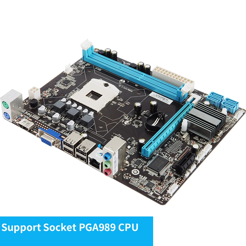 ESONIC HM65 ATX Motherboard 2th-3th Gen intel PGA989 Socket DDR3 1 PCI Express x16 Slot