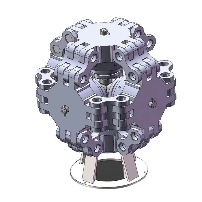 Six Cylinder Synthetic Diamond Hydraulic Cubic Press Diamond press