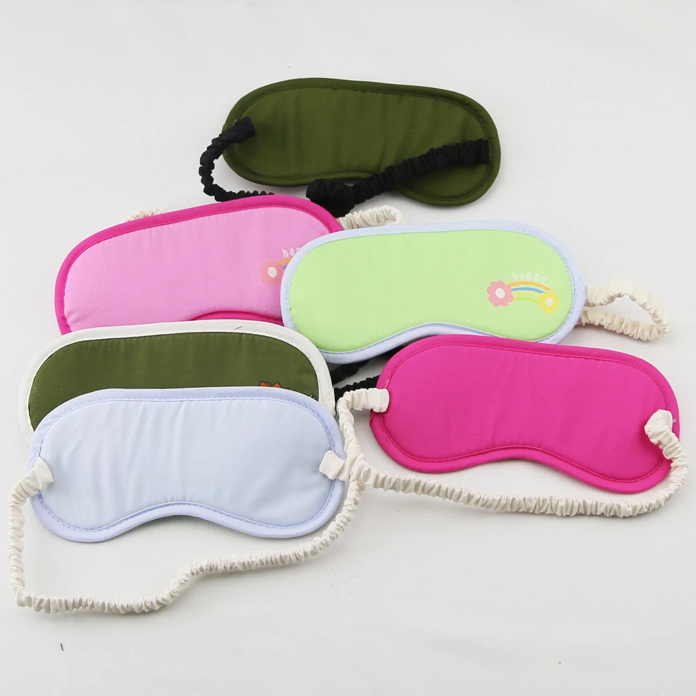 Wholesale 100% Bamboo Fiber Blackout Comfortable Eyemask Adjustable Face Sleep Mask for Travel