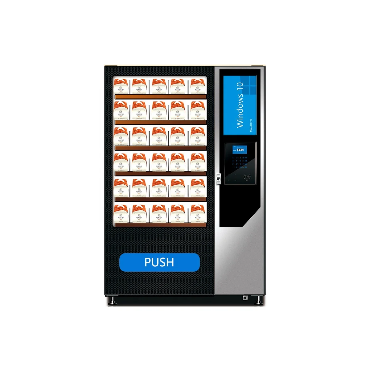 Set-up Candy Use For Pet Food Locker Type Scroll To Drop Vending Machine