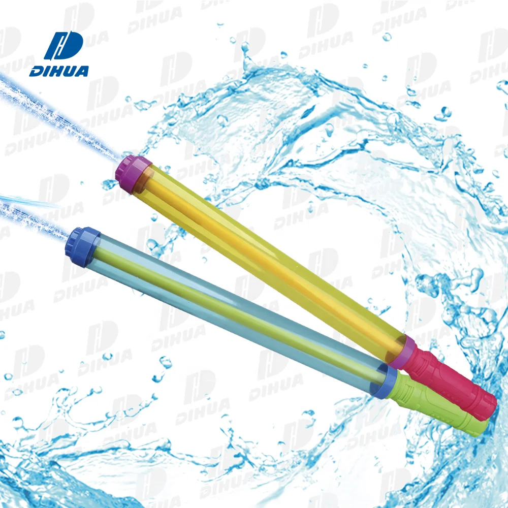 Large Transparent Water Cannon Gun Toy for Kids Air Pressure Water Blaster Popular Summer Outdoor Water Shooting Game