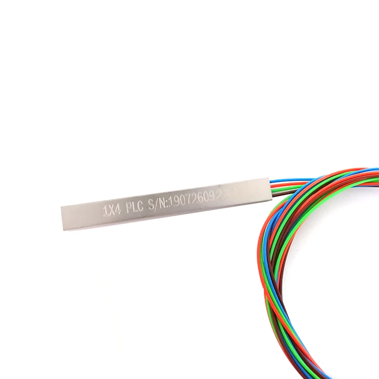 FTTH 1x4 без разъема plc сплиттер 1x 8SC/APC мини PLC оптический Волоконно-стальной Тип