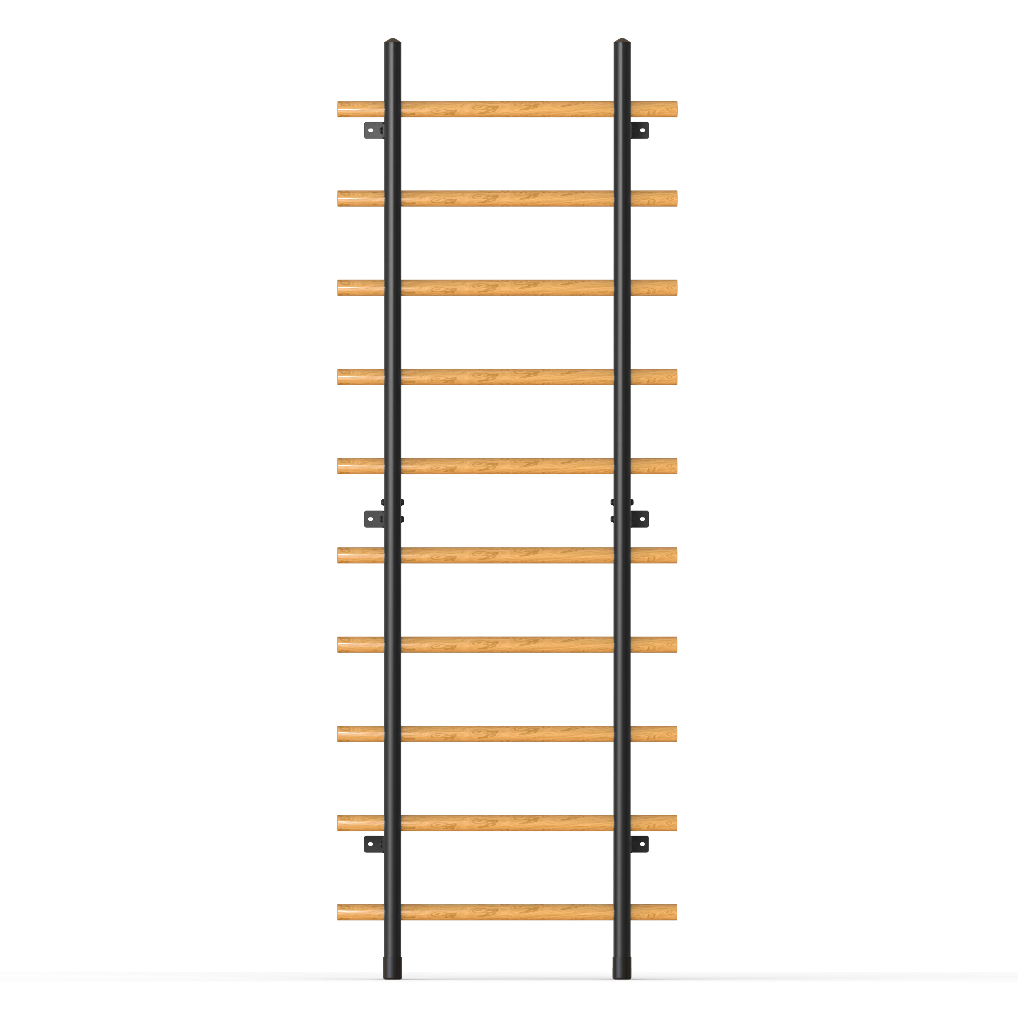 DHT Home Use Gym Equipment Wooden Adjustable Wall Mounted Chin Pull Up Bar