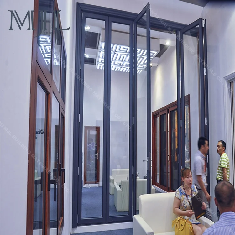 bi fold screen door commercial accordion folding doors decor interior glass exterior bifold door aluminum tempered lowes glazed