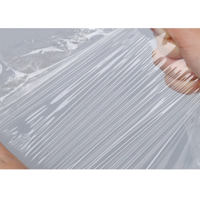 Self-Adhesive PE Stretch Film Soft High Glossy Waterproof Available in 30cm and 50cm Width 30m and 300m Length
