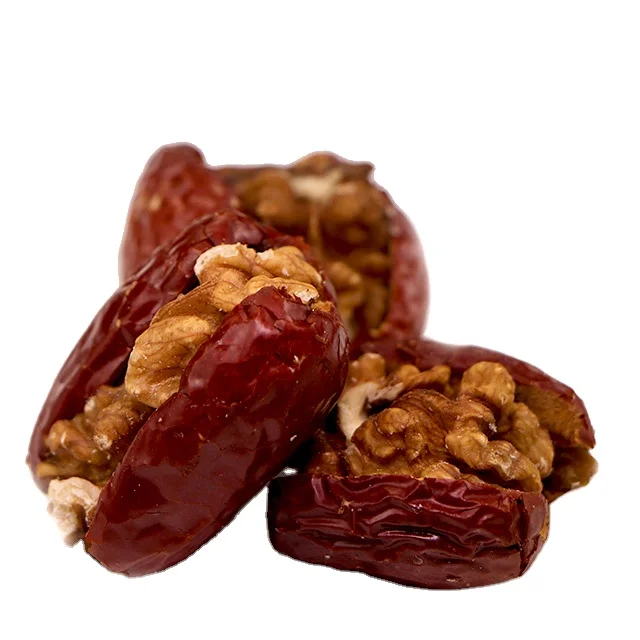 Professional Wholesale Healthy Leisure Snacks Dried Fruit Baked & Vacuum Packed Jujube Walnut As Nuts and Fruits