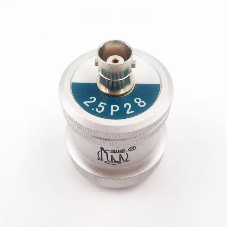 UT NDT sensor probe contact single piezo 2.5P28