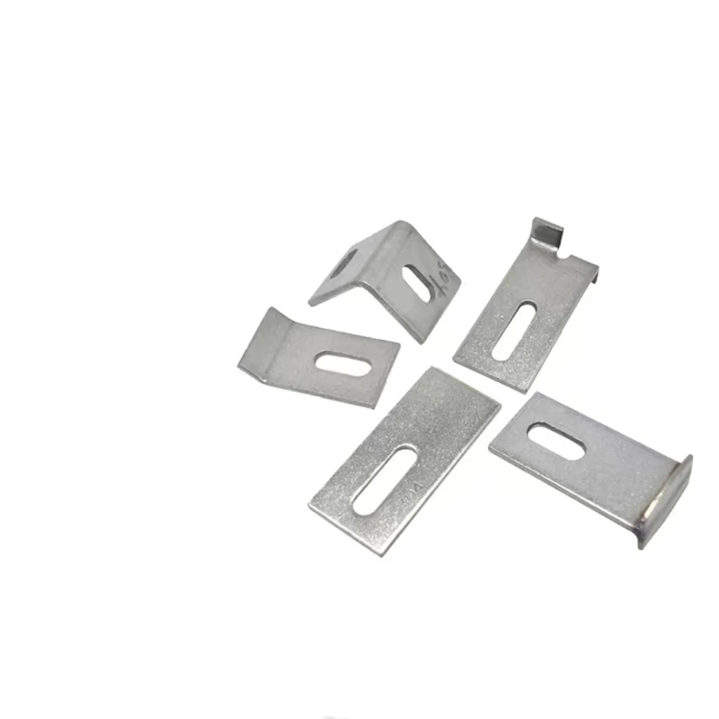 T-Shaped Corner Code Double Curved Stone Dry Hanging Accessories Wall Marble Fixed Stainless Steel Buckle Bracket