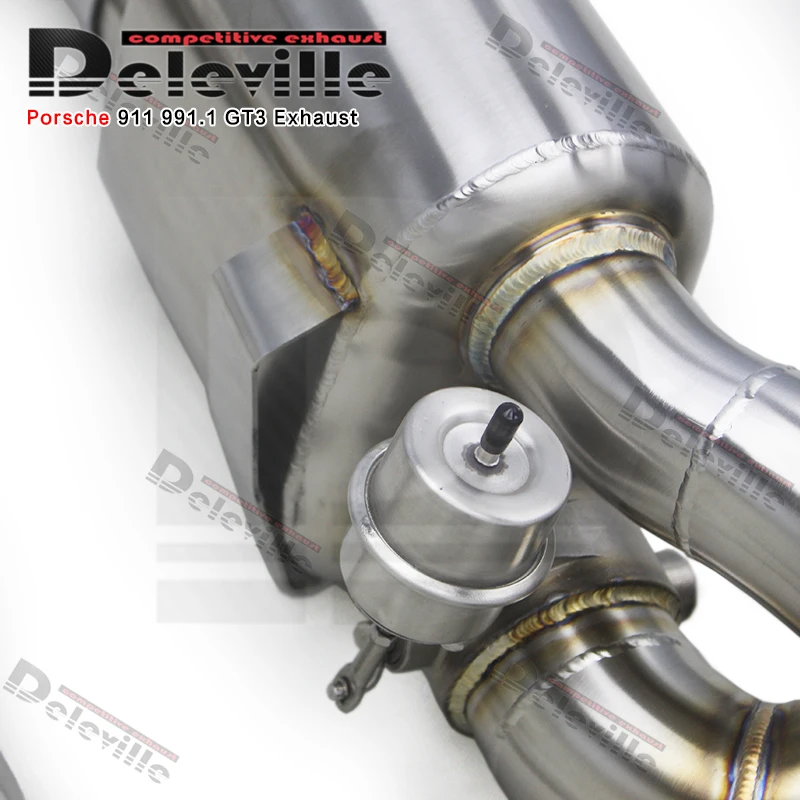OEM Catback коллектор для Porsche 911 991/991.1 GT3 3.8L 475 PS 2010-2019 из нержавеющей стали полностью выпускной клапан глушителя