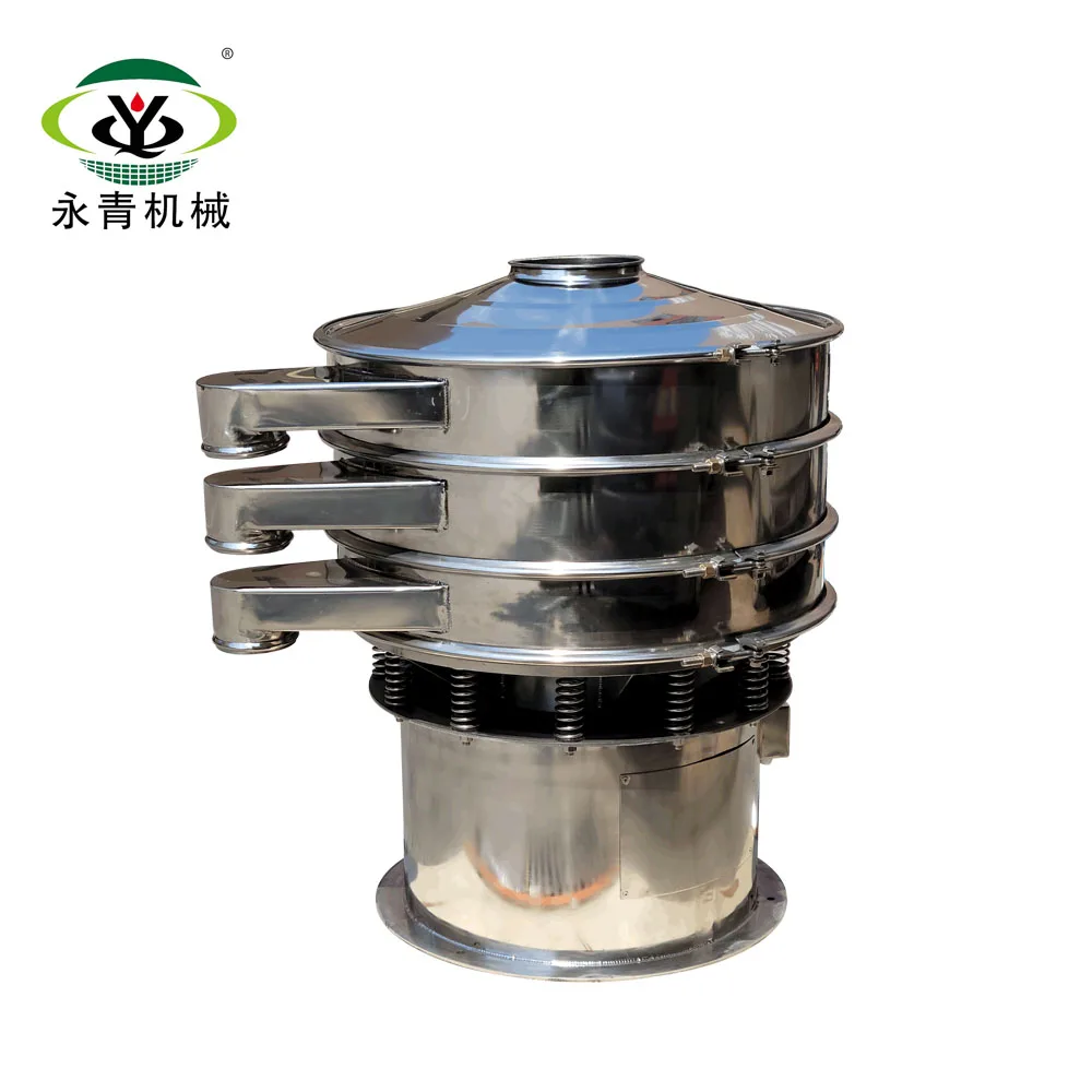 China Stainless Steel 304 Solid-Liquid Round Separation Customized Vibrating Screen Sieving Machine