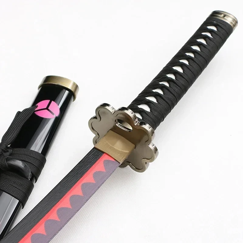 One Pieces Cosplay Sword Roronoa Zoro Katana Anime Sword Character Weapon Props Purple Bamboo Blade Swords