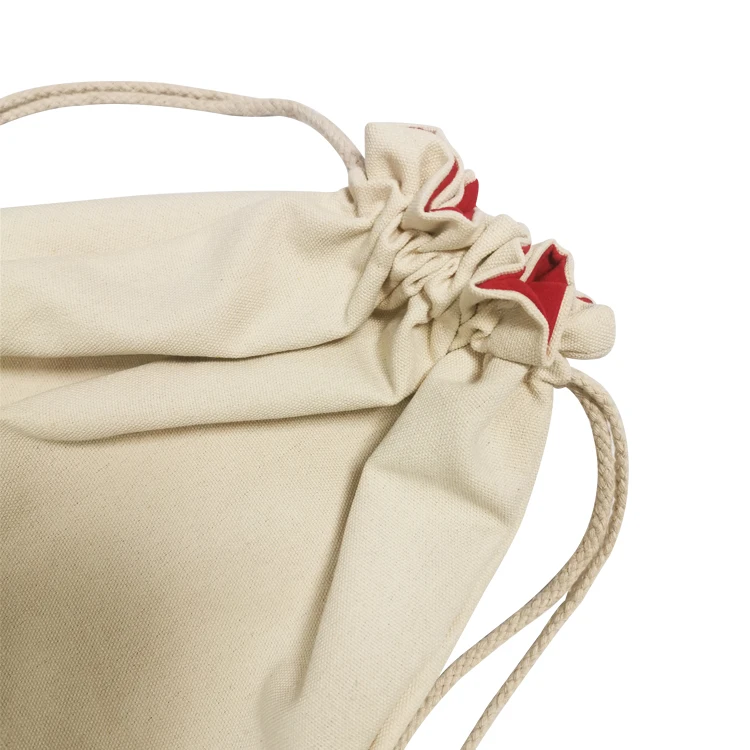 custom size Shopping packaging backpack canvas bag
