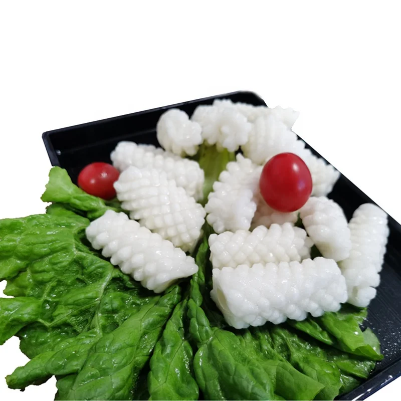 
Factory direct sale high quality clean frozen squid flower 