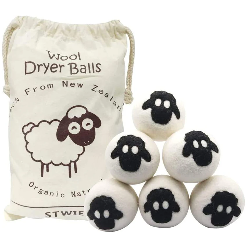2024 New products Chemical Free Wool Dryer Balls Laundry, Handmade Reusable Balls Reduce Wrinkles