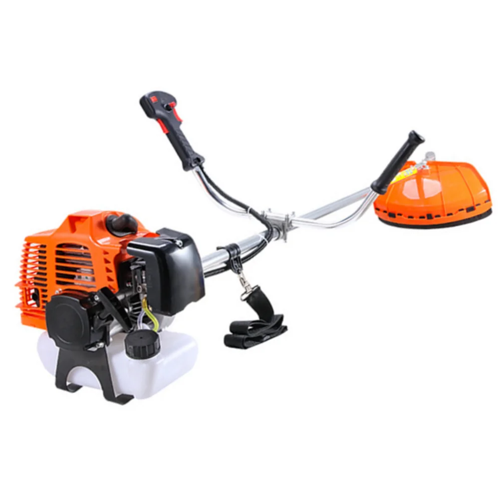 Side-mounted Lawn Mower Gasoline 2-Stroke Brush Cutter Machine Garden Tool Petrol Grass Lawn Mower