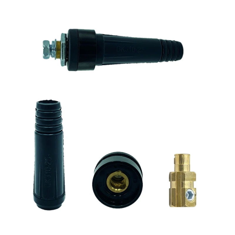 10-25 Tig welding quick fast plug male and female welding cable connectors plug and socket