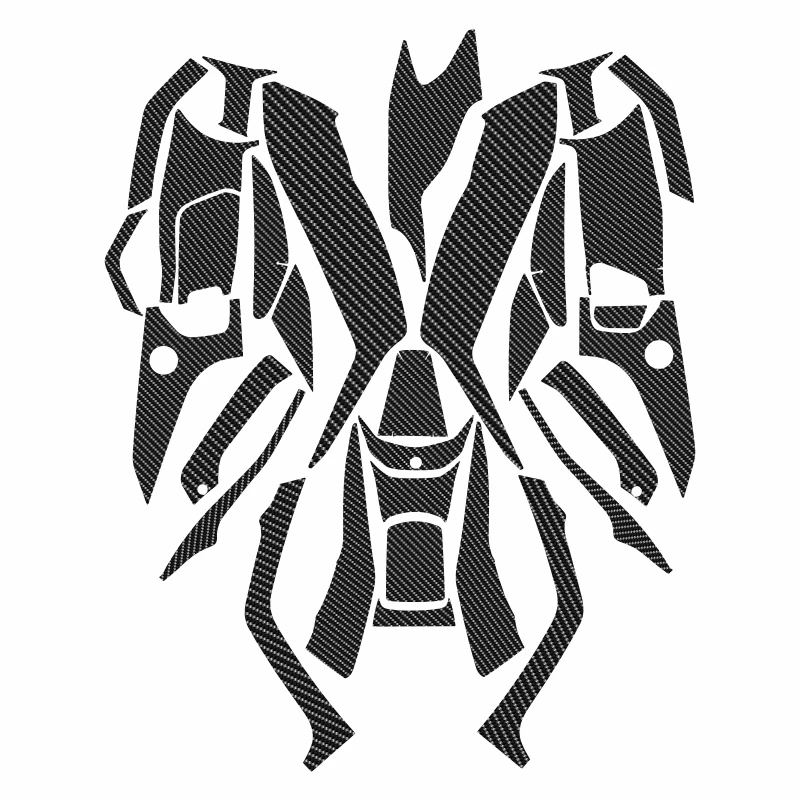Carbon Fiber Sticker For Yamaha Nmax 155 Motorcycle Scooter Full Body Stickers Motor Bike Protective Film