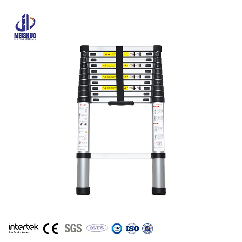 ladder 3.8m super aluminium telescopic ladder with soft close system EN131-6 ANSI Warenwet AS/NZS CAN3-Z11-M81