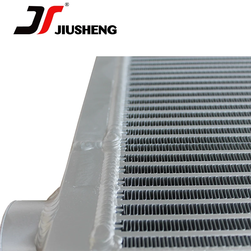 Hydraulic oil cooler for excavator oil cooler assembly heat exchanger