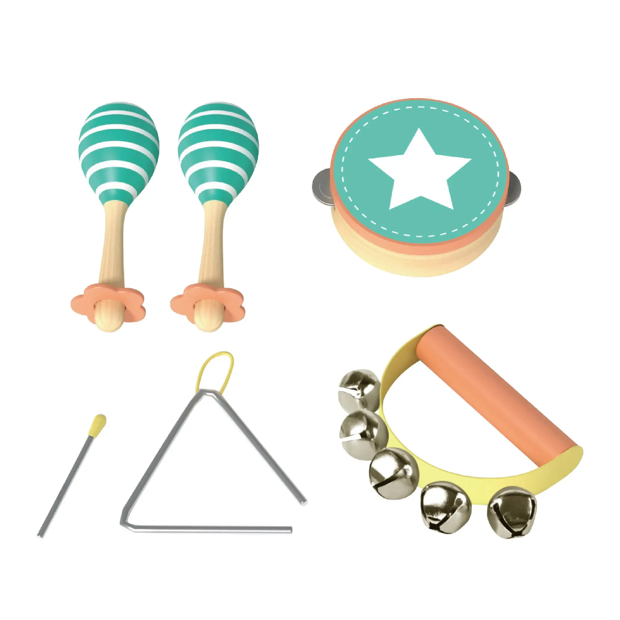 wholesale wooden music instruments set educational toy musical instruments