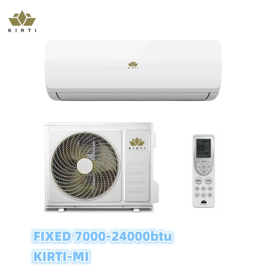 Kirti Smart Wall-mounted Air Conditioner 7000Btu-24000Btu Cool Heat  Home Use Split Type Air Conditioning