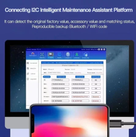I2C C-BOX IOS коробка перерыва для обхода ID Пароль на устройстве Толстая куртка с мультяшным принтом запрос Wi-Fi BT адрес iPhone 6-X iPad