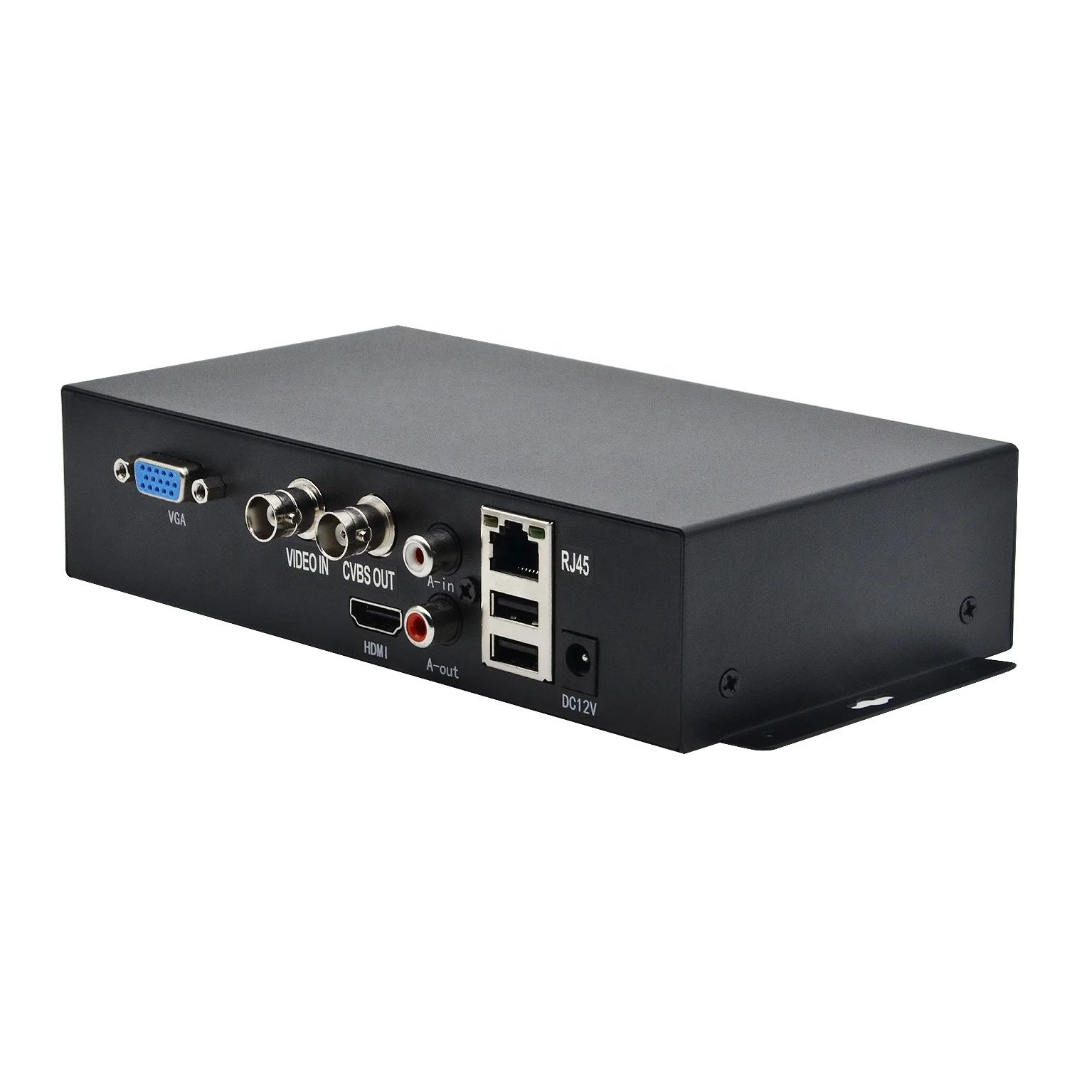 H.265 H.264 digital video server encoder Max 5MP AHD TVI CVI CVBS single analog to IP camera converter