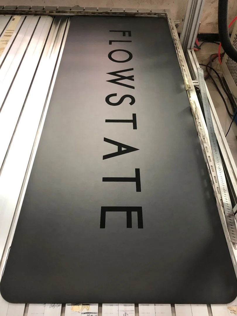 Новый популярный профессиональный коврик для йоги из натуральной резины и красной искусственной