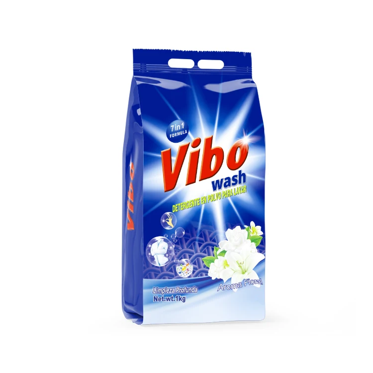 Manufacturer best price bulk detergent VIBO washing powder for cleaning apparel TOP sell washing powder