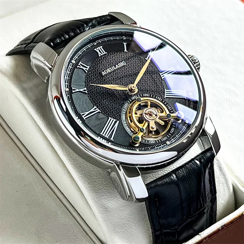 AOKULASIC Men Wristwatch Automatic Mechanical MilitaryArmy Sport Male Clock Top Brand Luxury Waterproof Watch 548