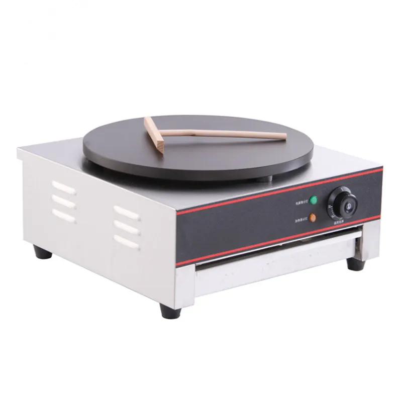 Горячая Распродажа, 1 тарелка из нержавеющей стали, блинницы, коммерческие электрические вращающиеся блинчики