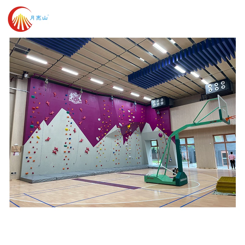 2024 2023 sports park rope obstacle course children fiberglass rock climbing wall board boards