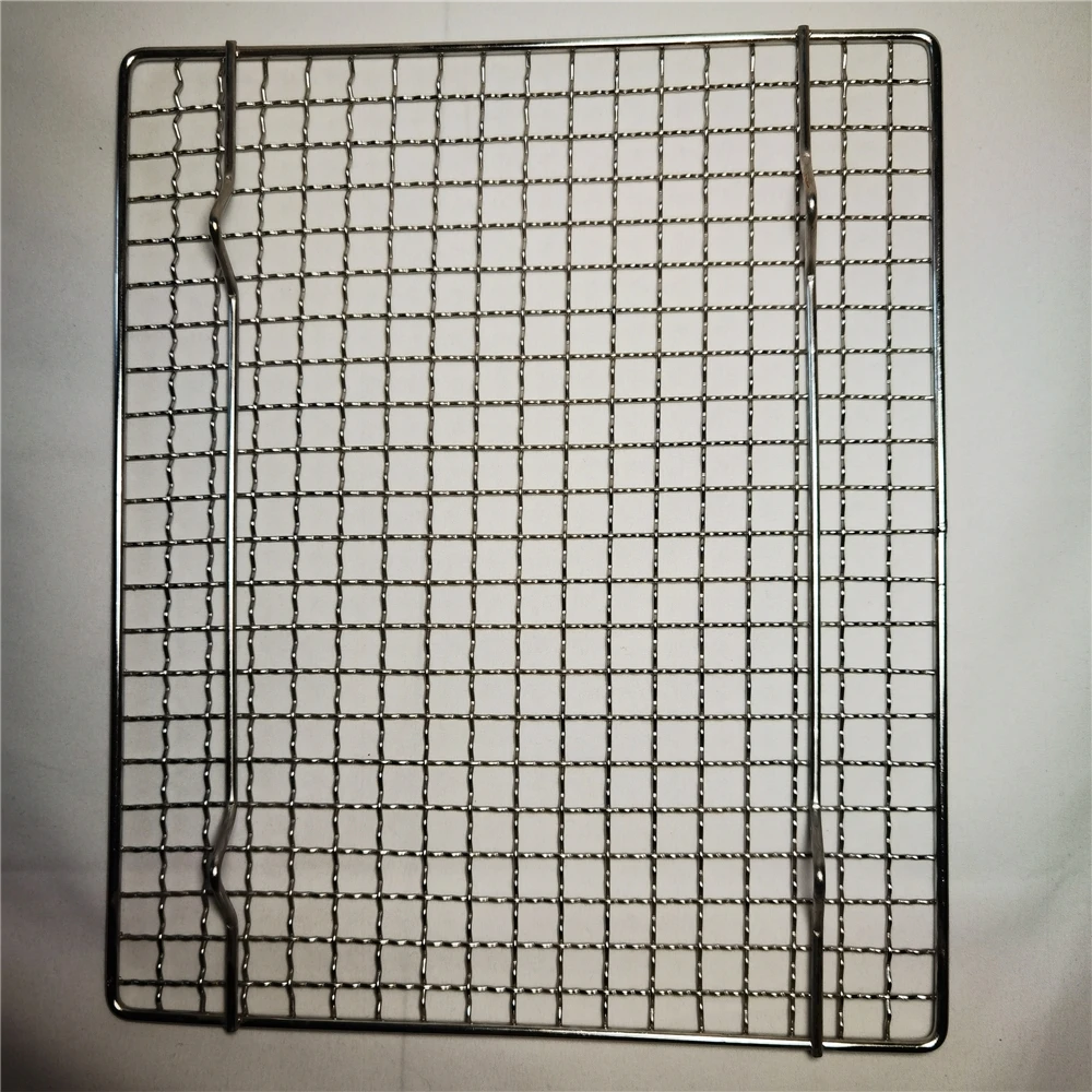New Arrival Stainless Steel Bbq Wire Mesh Net Rectangular Cooking Barbecue Grill Nets