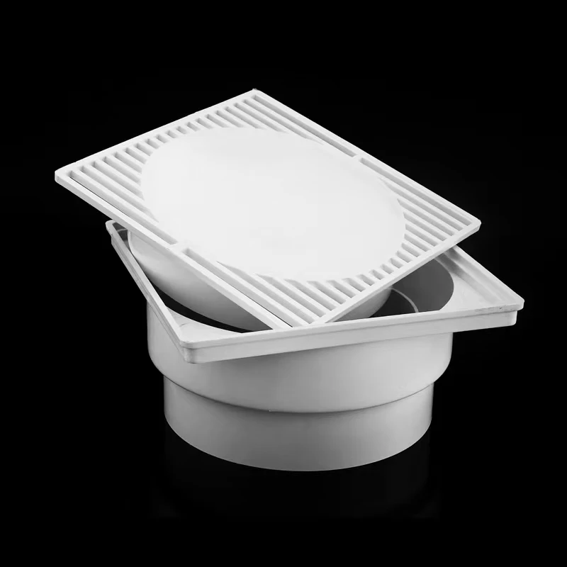 Exlon прочные ПВХ разрядные пластиковые напольные дренажи с пластиковой ловушкой dn50 мм до