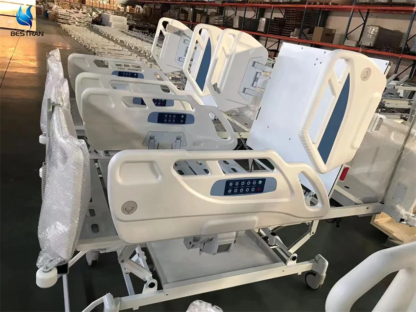 BT-AE036 hospital five functions electric medical bed for patient nurse control icu 5 functions hospital electrical beds price
