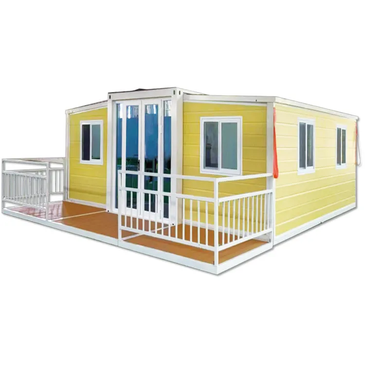 Prefab Houses two bedrooms 1 bathroom luxury 20/ 40ft prefab hotel folding container homes for sale expandable container house